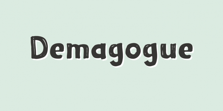 Demagogue DEMO Font Download