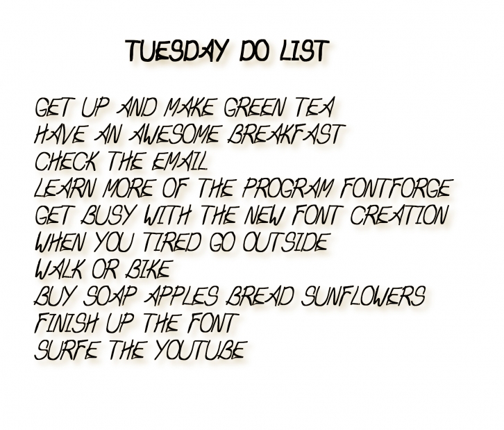 Tuesday Do Lis Font Download