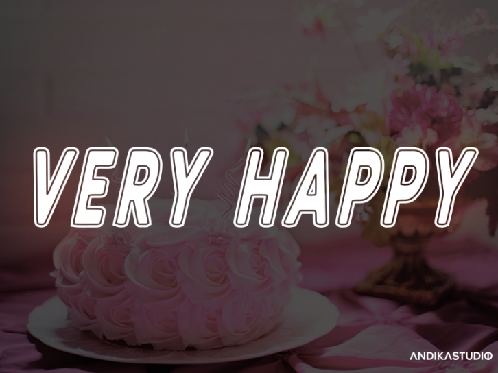 VERY HAPPY Font Download