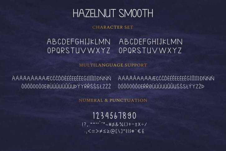 Hazelnut Smooth Sans Font Download