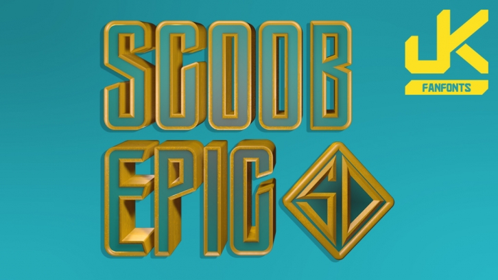 Scoob Epic Font Download