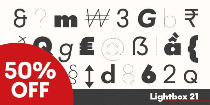 Lightbox 21 Font Download