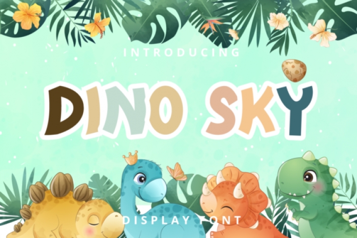 Dino Sky Font Download