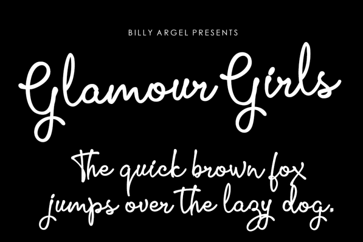 Glamour Girls Font Download