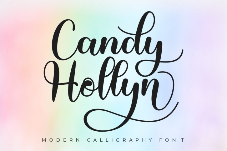 Candy Hollyn - Modern Calligraphy Font Download