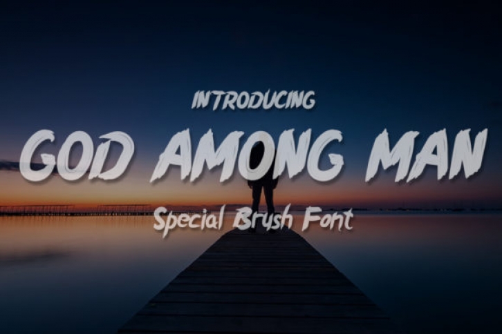 God Among Man Font Download