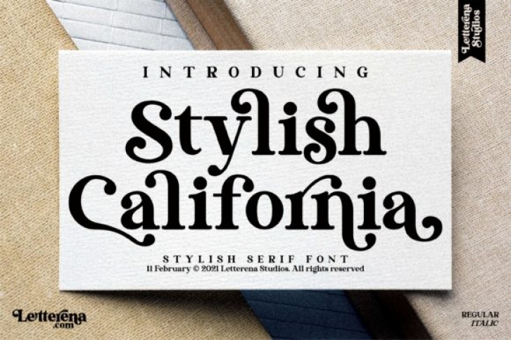 Stylish California Font Download