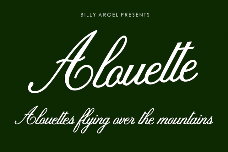 Alouette Font Download