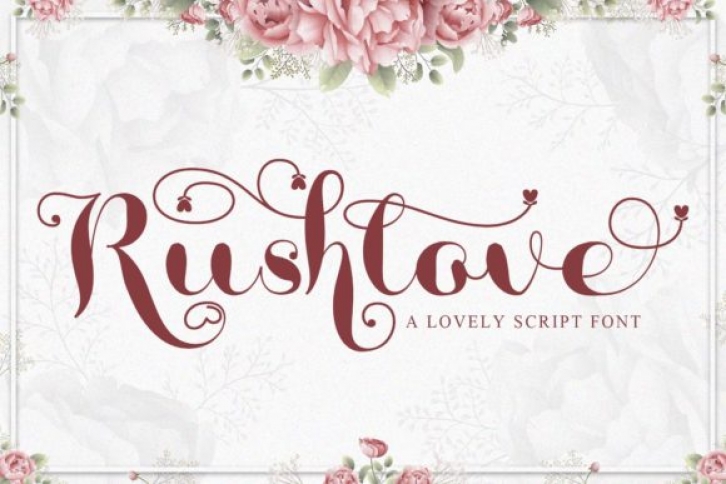 Rushlove Font Download