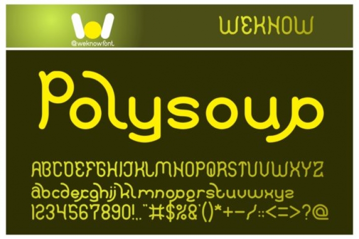 Polysoup Font Download