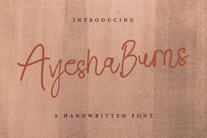 Ayesha Burns Font Download