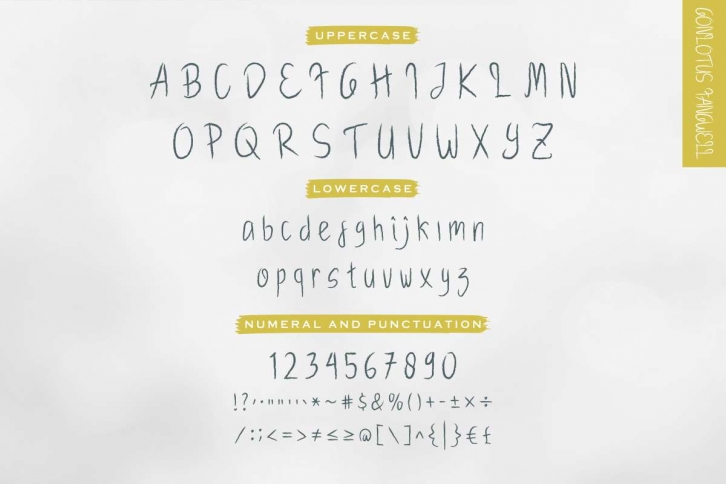 Gonlotus Fangwell Dry Brush Font Download