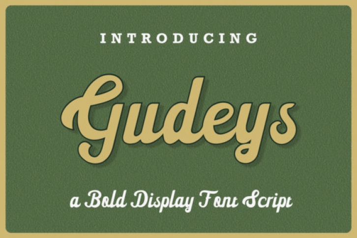 Gudeys Font Download