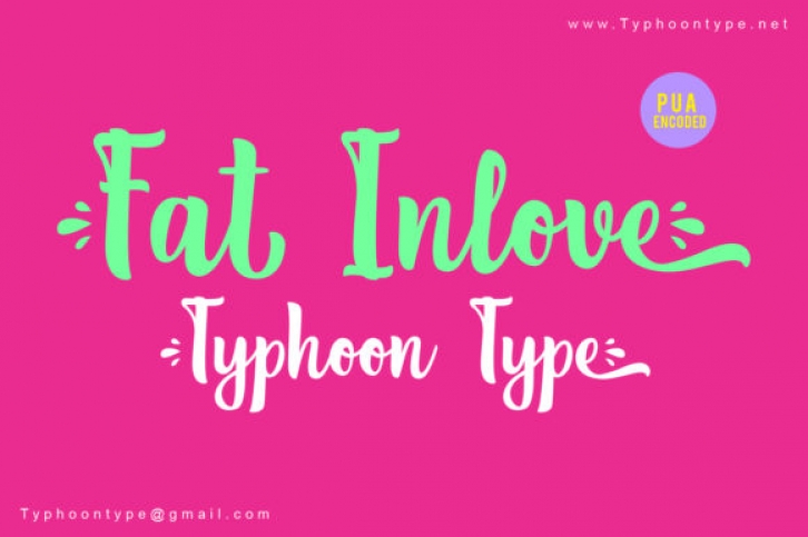 Fat Inlove Font Download