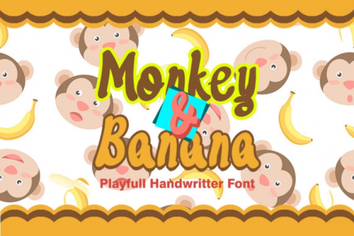 Monkey and Banana Font Download