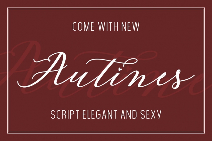 Autines Scrip Font Download