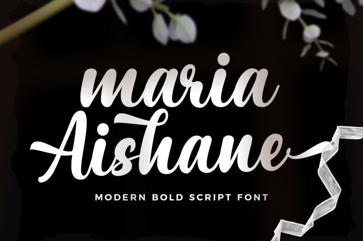 Maria Aishane Scrip Font Download