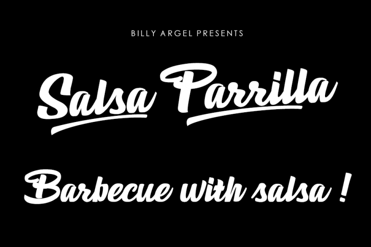 Salsa Parrilla Font Download