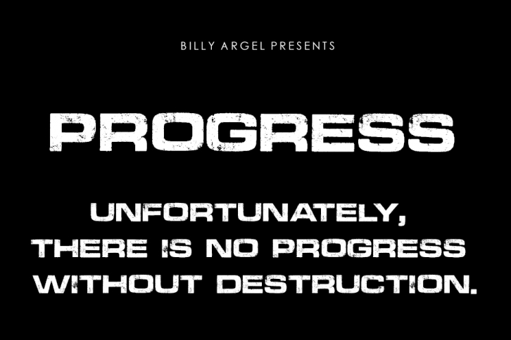 PROGRESS Font Download