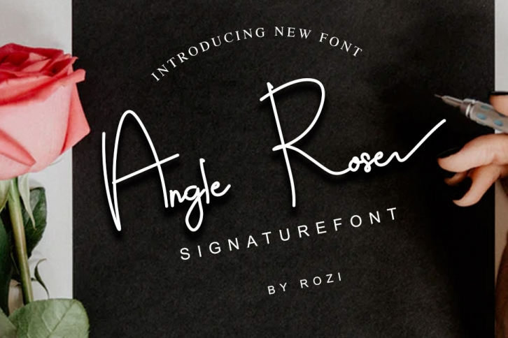 Angle Rose Font Download