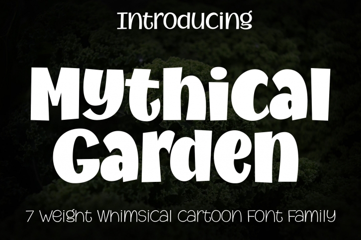 Mythical Garden Font Family Font Download