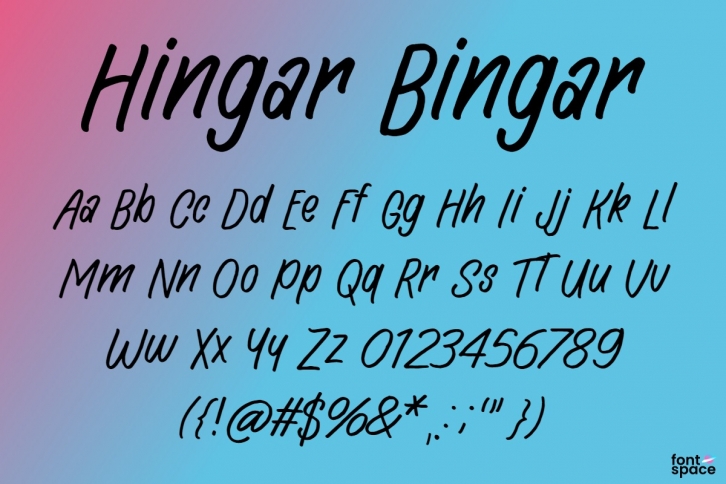 Hingar Bingar Font Download