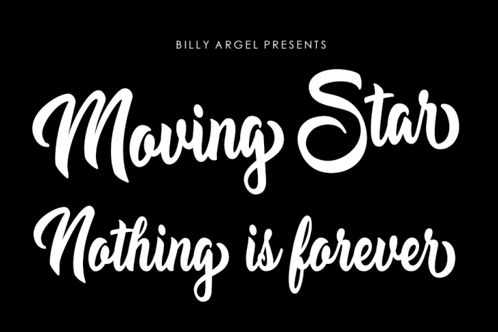 Moving Star Font Download