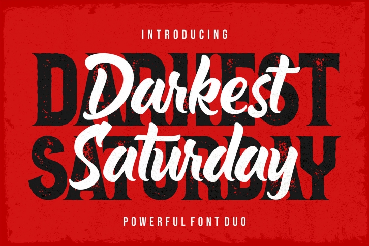 Darkest Saturday Font Download