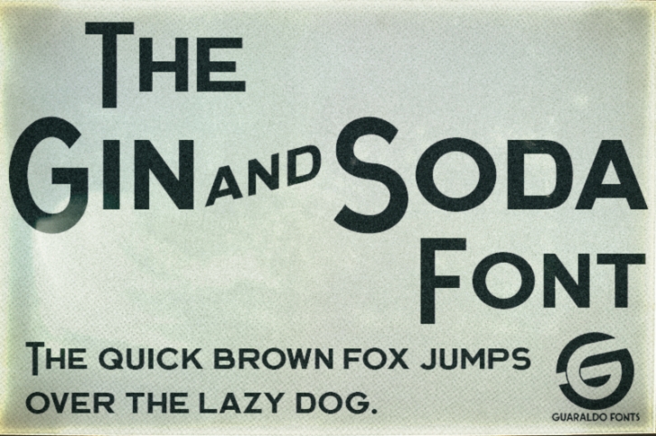 Gin and Soda Font Download