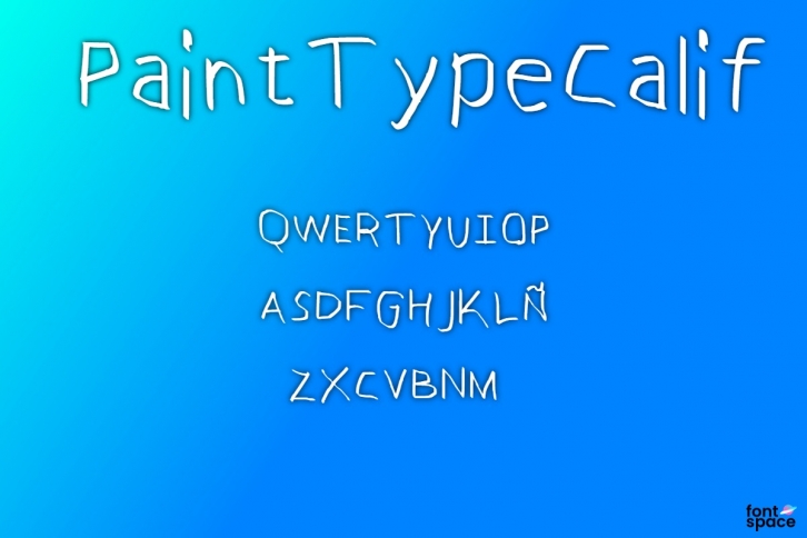 Paint Type Caligraphic Font Download