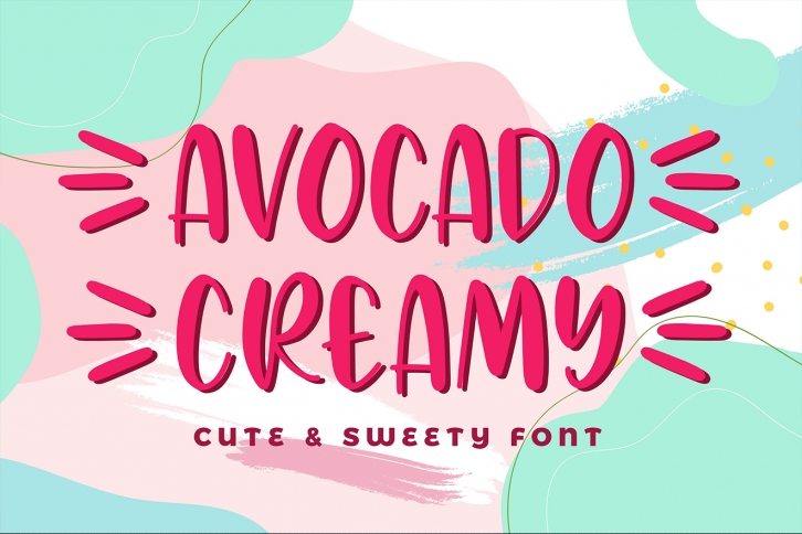 Avocado Creamy Font Download