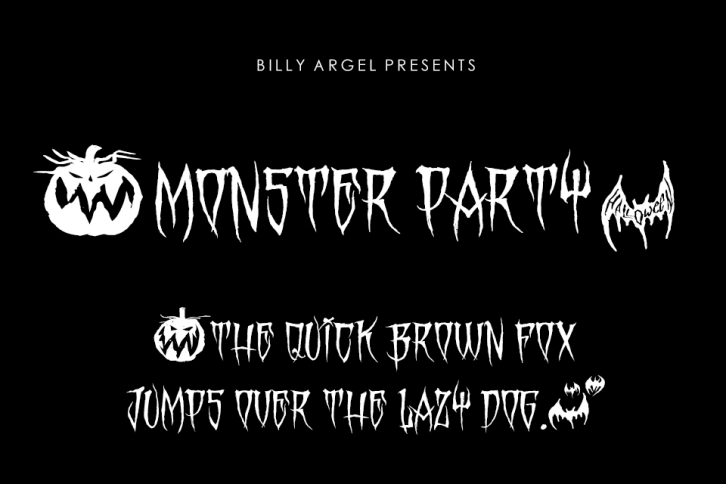 MONSTER PARTY Font Download