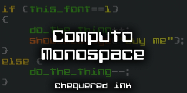 Computo Monospace Font Download