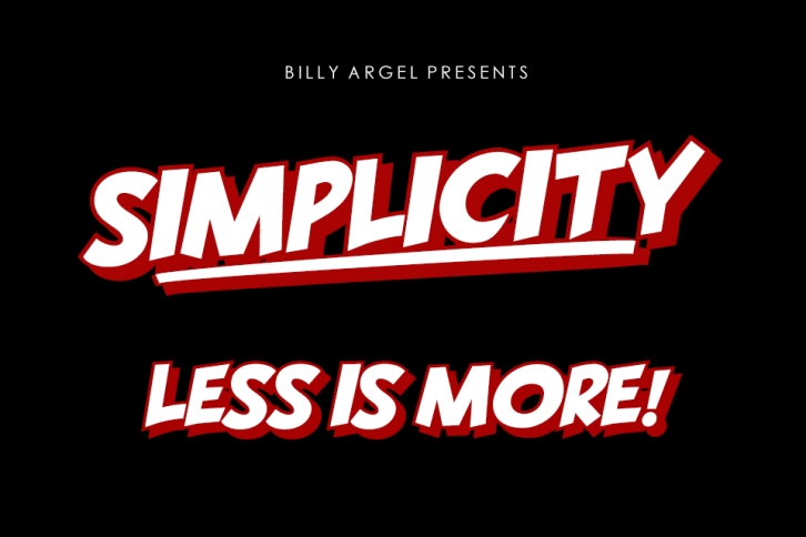 SIMPLICITY Font Download