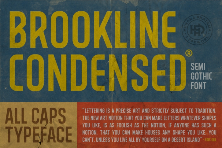 BROOKLINE Font Download