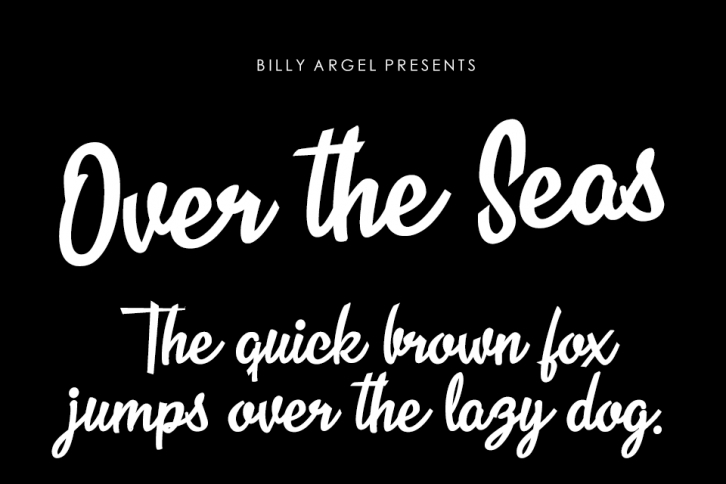 Over the Seas Font Download