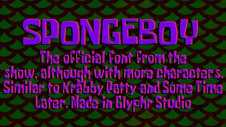Spongeboy Font Download