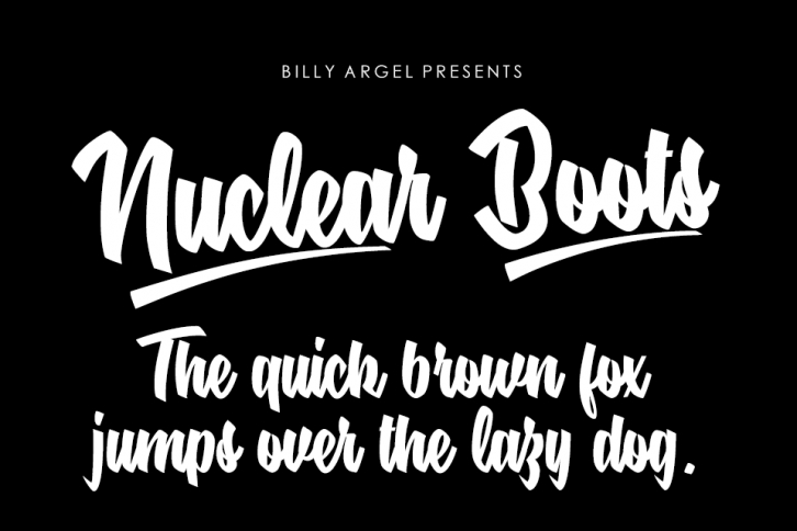 Nuclear Boots Font Download