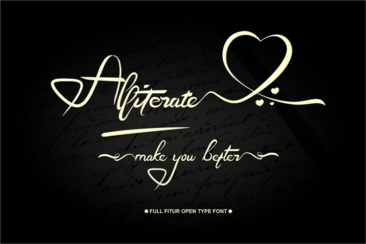 Aliterate Font Download