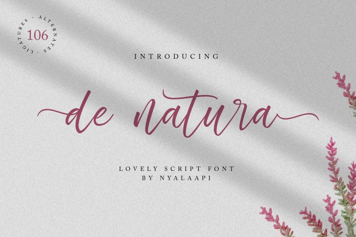 De natura Font Download