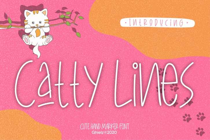 Catty Lines Font Download