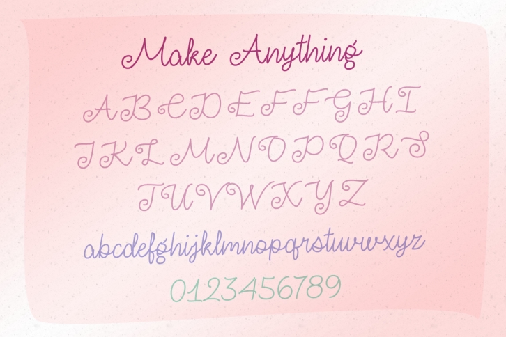 Make Anything Font Download