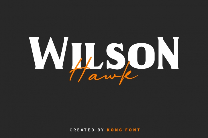 Wilson Hawk Font Download