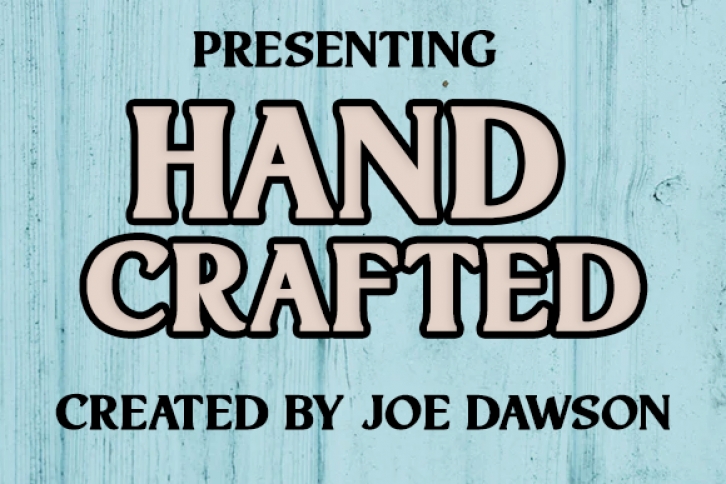Hand Crafted Font Download
