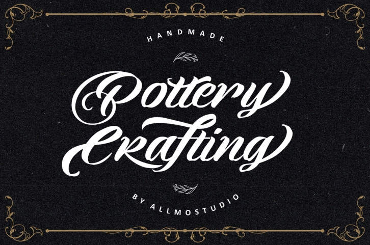 Pottery Crafting Font Download