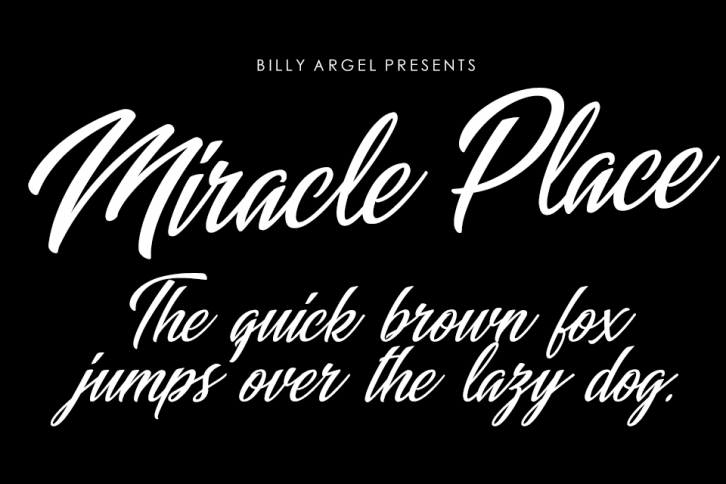 Miracle Place Font Download