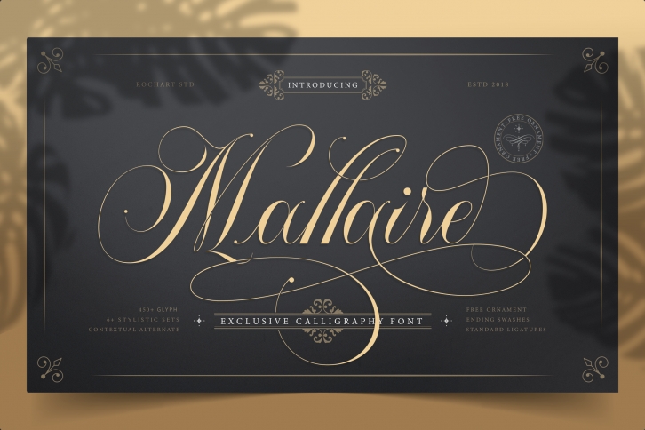 Mallaire Calligraphy Font Download
