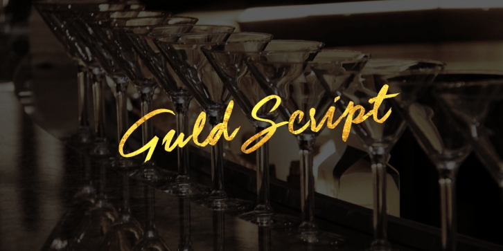 Guld Script Color Font Download