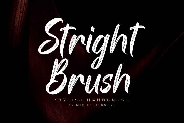 Stright Brush | Stylish Brush Font Font Download