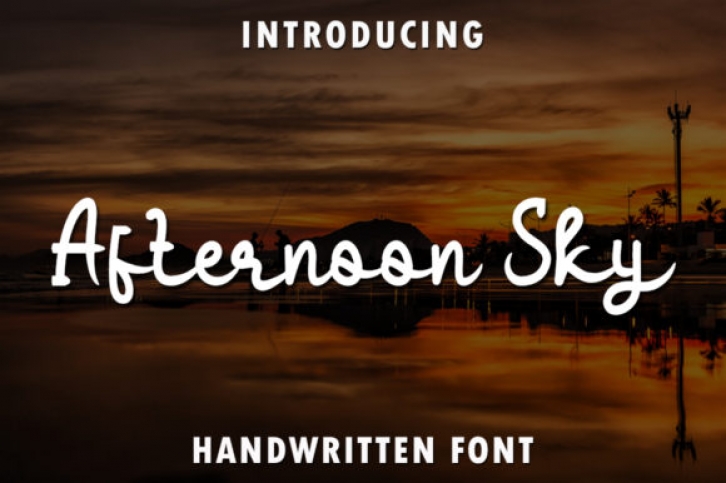 Afternoon Sky Font Download